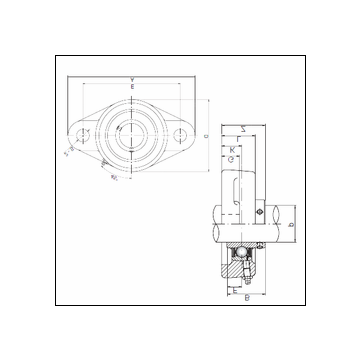 ISO UCFL204 Bearing Unit