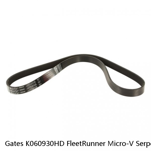 Gates K060930HD FleetRunner Micro-V Serpentine Drive Belt