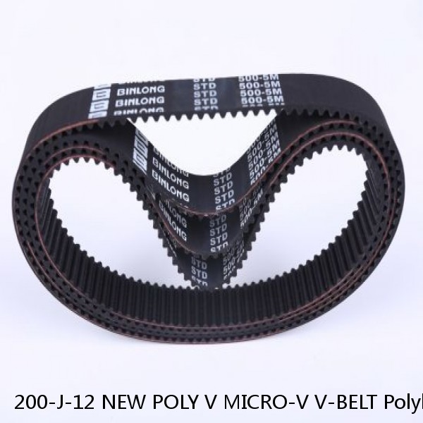 200-J-12 NEW POLY V MICRO-V V-BELT Polybelt 200J12 PolyV Belt