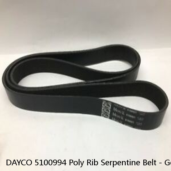 DAYCO 5100994 Poly Rib Serpentine Belt - Gold Label - (X-Ref: 1847720C1) 