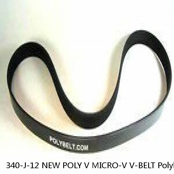 340-J-12 NEW POLY V MICRO-V V-BELT Polybelt 340J12 PolyV Belt